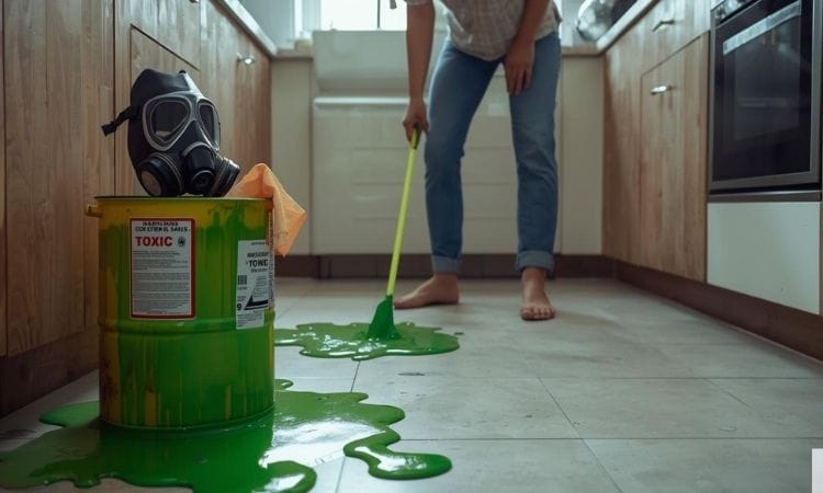 avoiding toxic chemicals in traditional cleaners