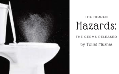 hidden hazards germs released by toilet flushes