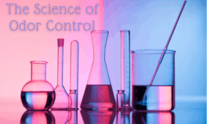 discreet odor control with number 2 perfume 5 science beakers