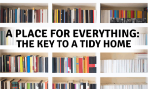 Everything has a place. DIY garage organization
