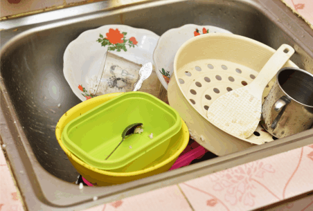 the levels of clean from spotlessness to neglect