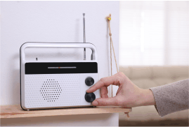 The scent of cleaning with Aromatherapy 7 a radio being turned on