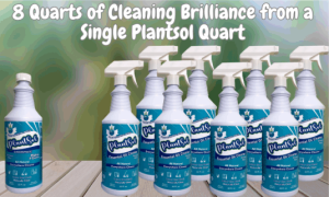 cleaning for less the safest way 5 8 quarts of plantsol essential oil cleaner