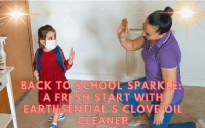 Peppermint Essential Oil 3 back to school sparkle with clove oil cleaner