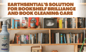 A freshly cleaned bookshelf and all the books