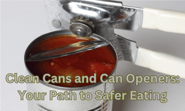 clean cans and can openers