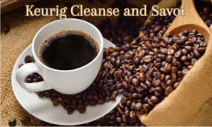 how to clean your coffee maker 2 a freshly brewed cup of coffee with some coffe beans