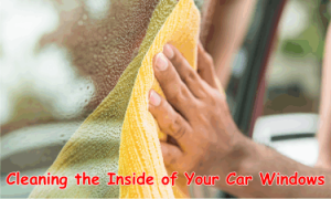 diy garage organization 2 A person wiping the inside window of a car