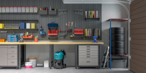 DIY garage organization