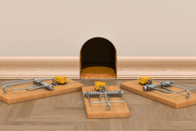 diy garage organization 4 Mouse traps inside a house