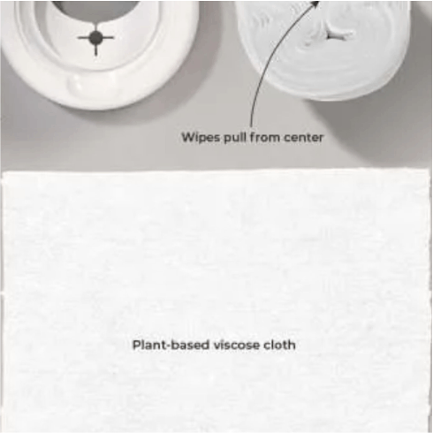 wipe all natural wipes made from plant viscose