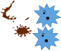 enzymes breaking down stains
