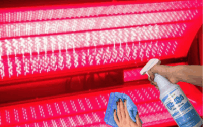 Peppermint Essential Oil 3 How to clean our red light therapy bed