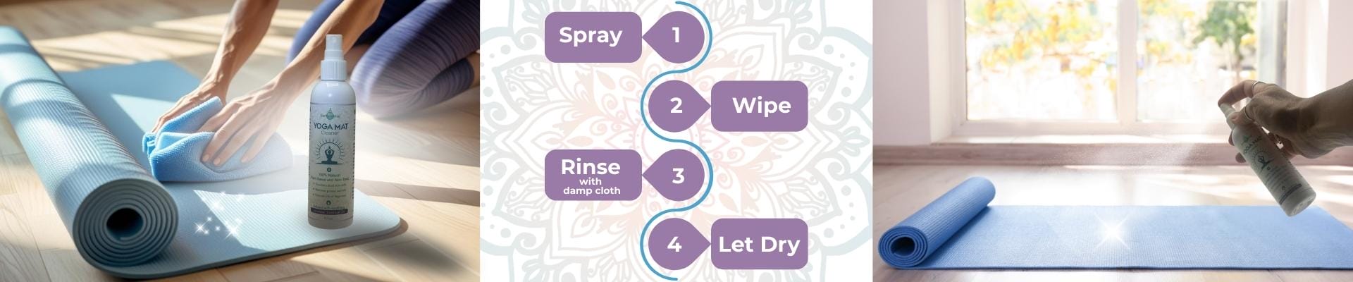 yoga mat restorative cleaner earthsential