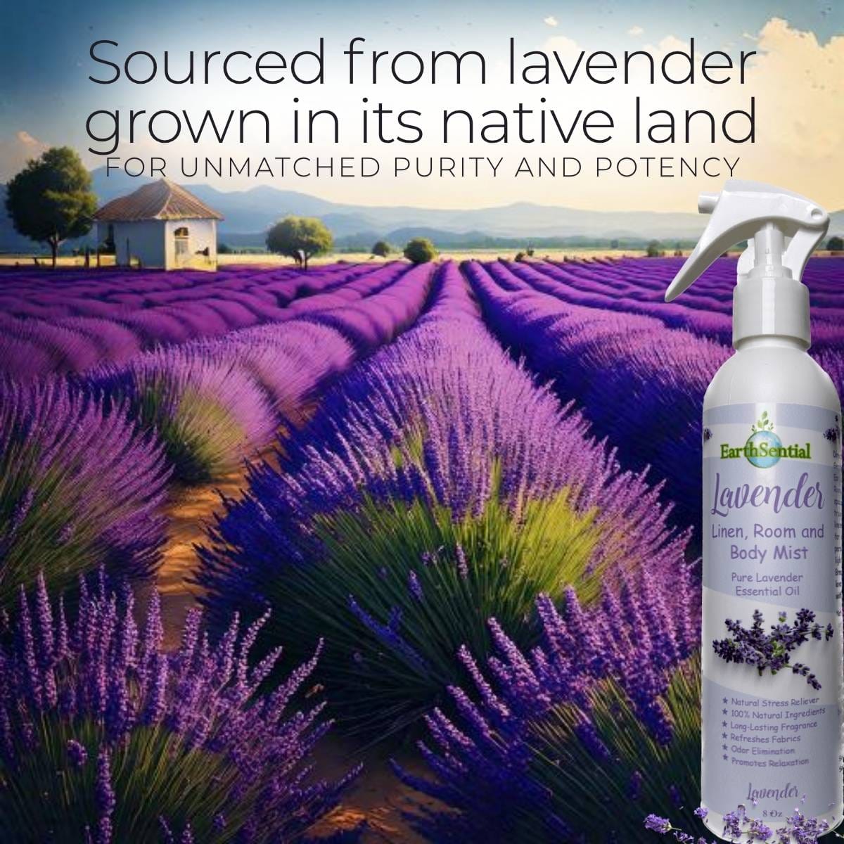 Lavender Room Spray 3 Lavender linen, room and body spray