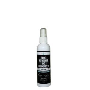 Shoe refresher and deodorizer spray