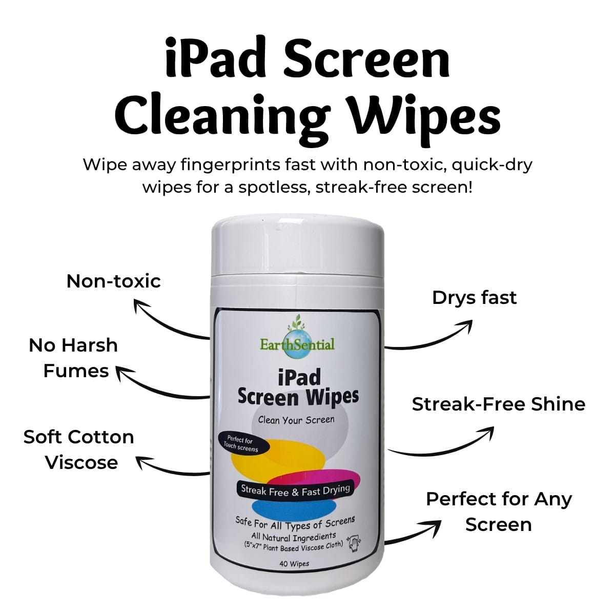 iPad Screen Cleaning Wipes 3 iPad screen wipes