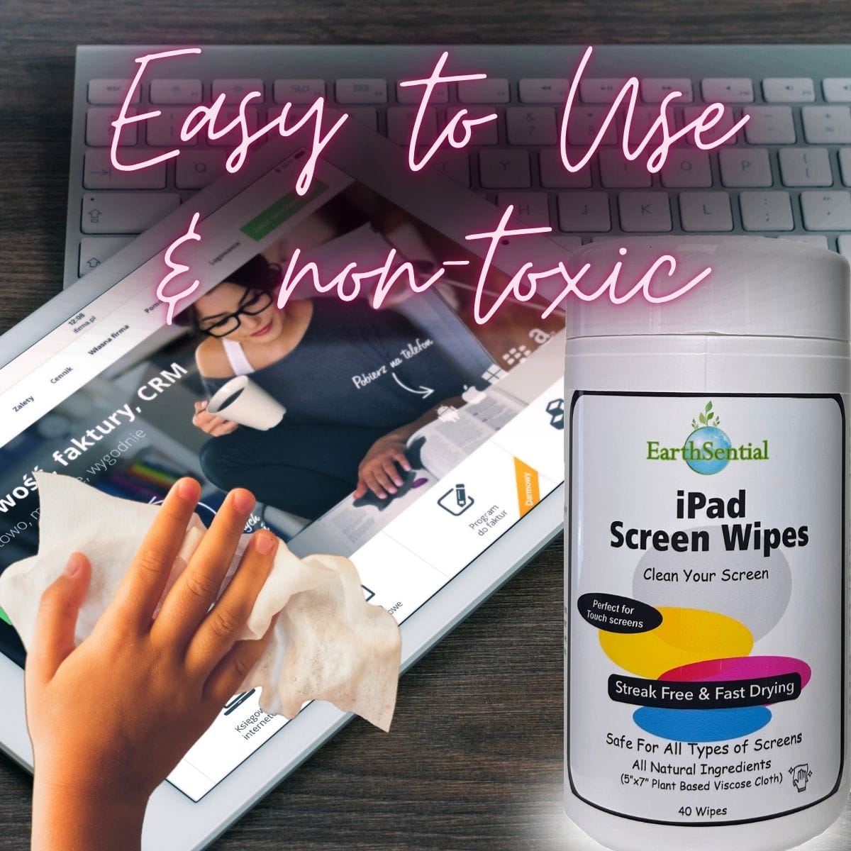 iPad Screen Cleaning Wipes 4 iPad screen wipes